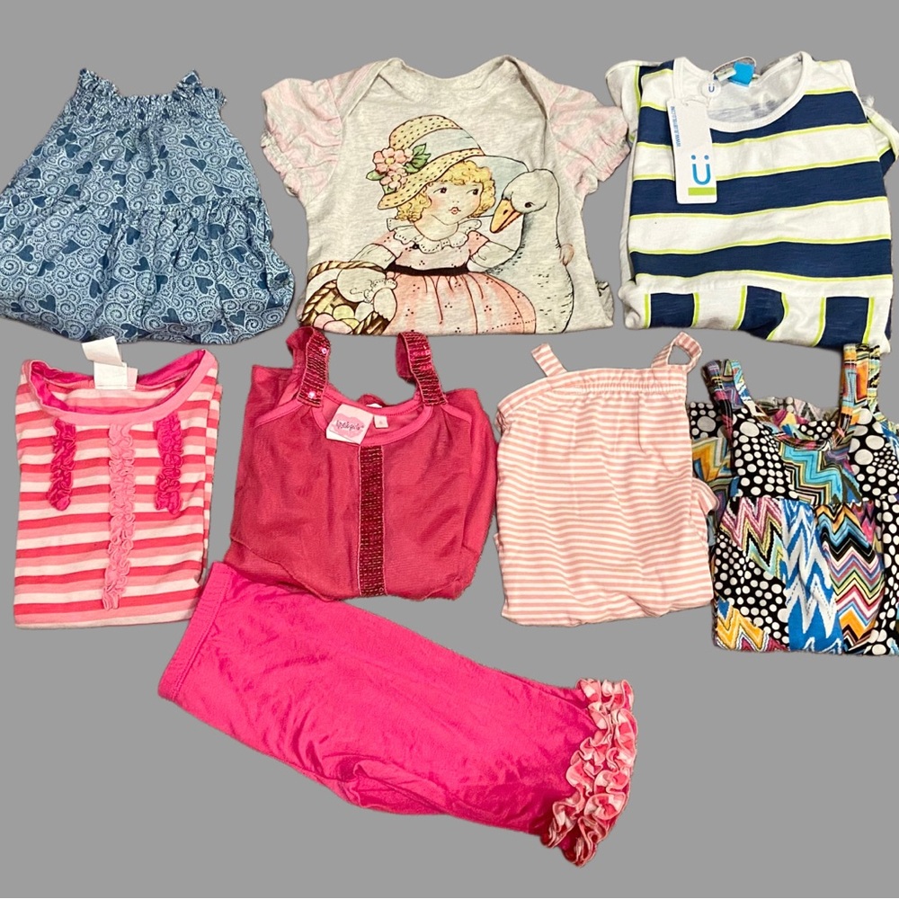 Boutique 8pc Girls Clothing Bundle Lot Paper Wings Juicy Couture sz 4 NWT
